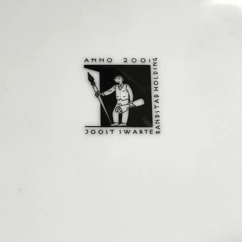 Anno 2001 Platter by Cartoonist‎ Joost Swarte for Randstad Holdings Denmark 12